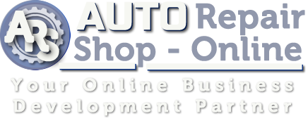 auto repair shop online signature master logo blue 436b