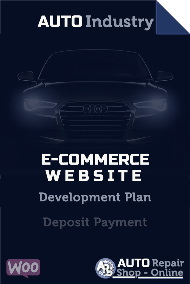 auto repair shop e commerce website development plan deposit 621